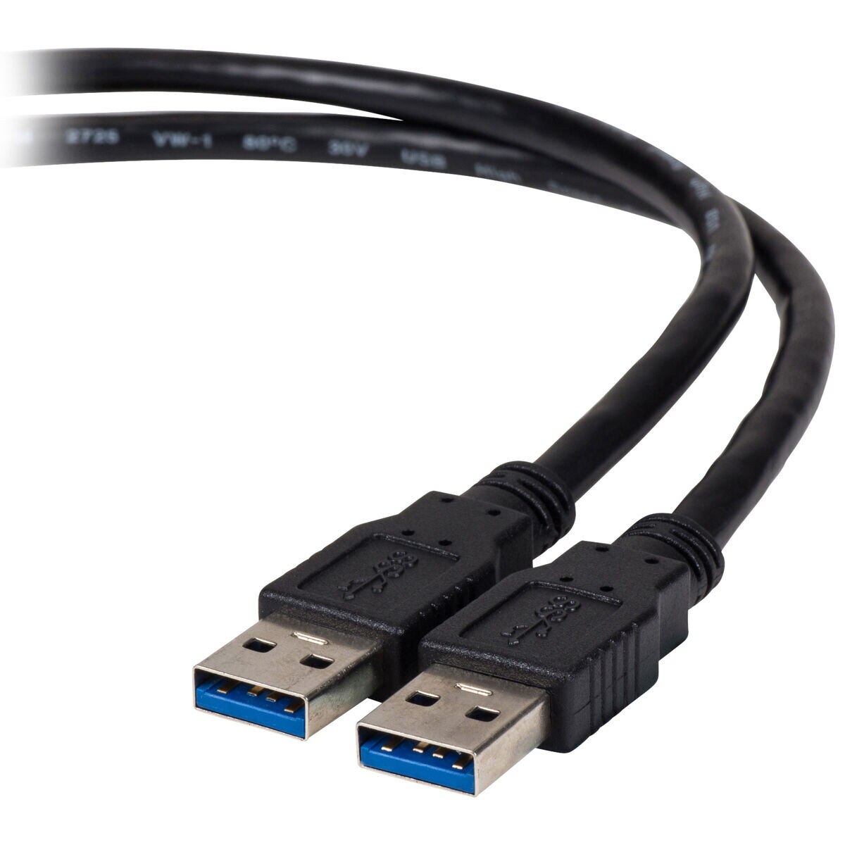 USB 3.0 A Male to A Male 28/24 AWG Charge & Sync Cable 6 ft.